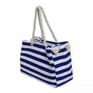 Big Striped Beach Shoulder Bag Travel/Duffel Bags