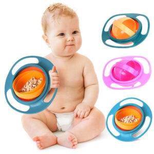 360-Degree Rotating Baby Bowl Baby Nursing & Feeding Kids, Mother & Babies