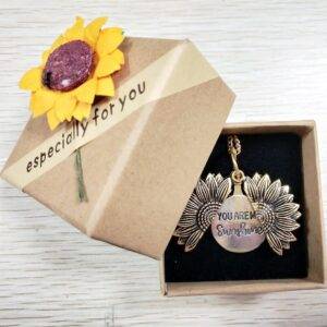 You Are My Sunshine Sunflower Pendant Necklace Jewelry Necklace & Pendants