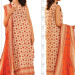 KHAADI DORIA 3PC UNSTITCH LAWN