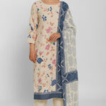 MIX BRAND 2PC UNSTITCH LAWN (SHIRT / DUPATTA) (1)