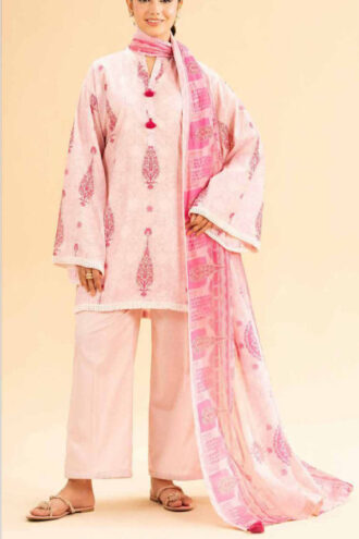 NISHAT 2PC SHIRT /DUPATTA LAWN