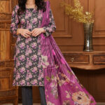 RANGEEN BY MEERAB 3PC UNSTITCH LAWN