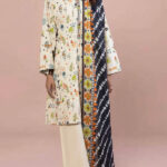 SAPPHIRE 2PC UNSTITCH LAWN (SHIRT/DUPATTA)